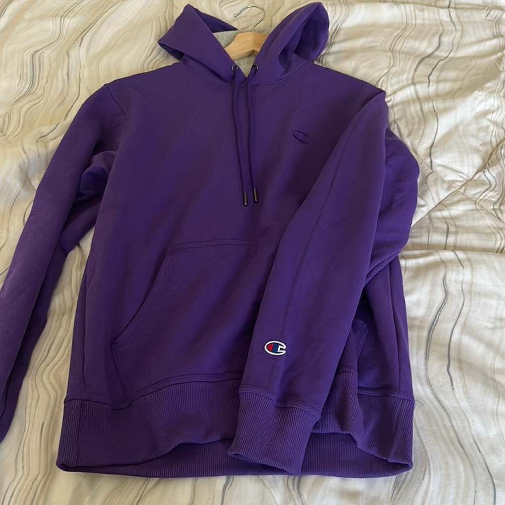 Purple champion hoodie